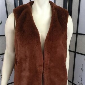 Stella & Dot Faux Fur Vest